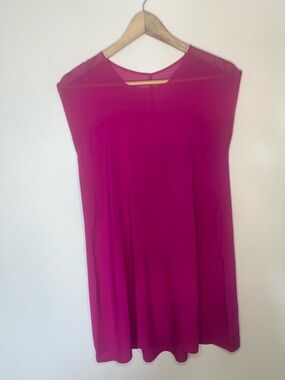 Express Hot Pink Sleeveless Dress